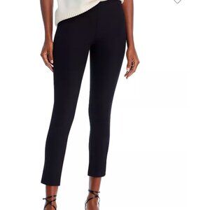 Veronica Beard: Zip Back Black Scuba Pants Size 4